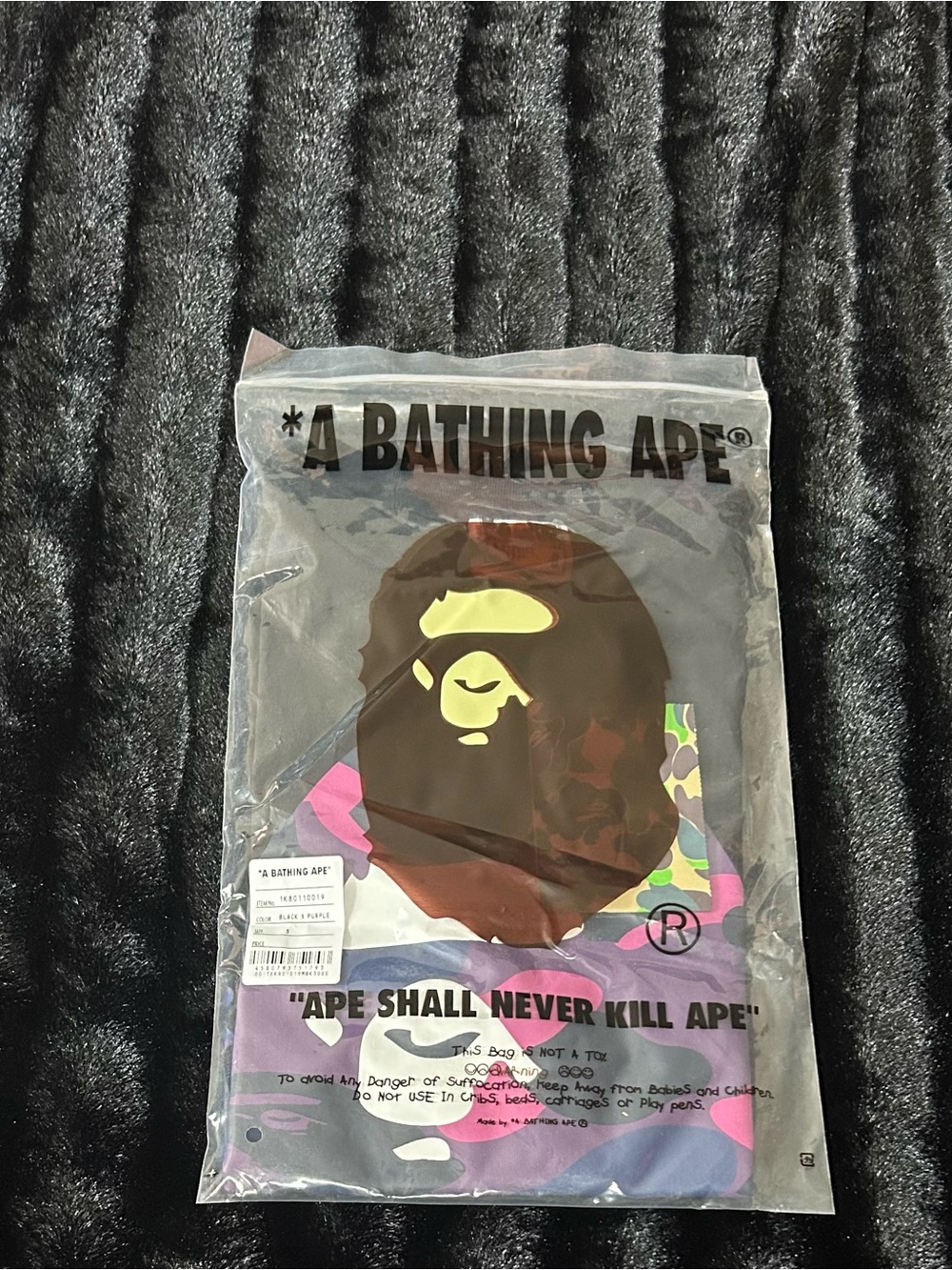 A Bathing Ape - Big Camo Ape Head